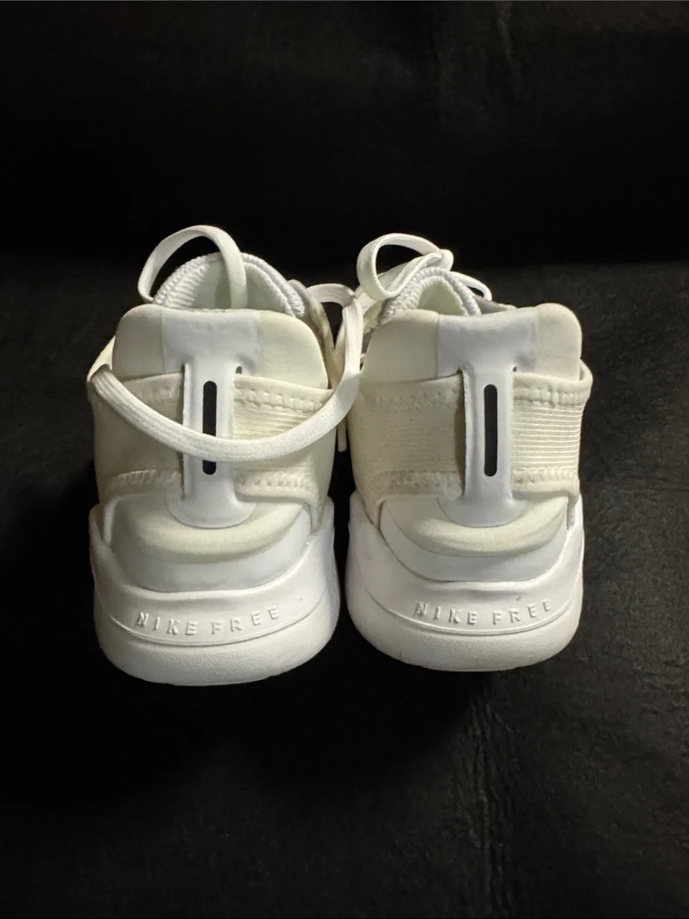 Nike White Women's Knit Running Sneakers